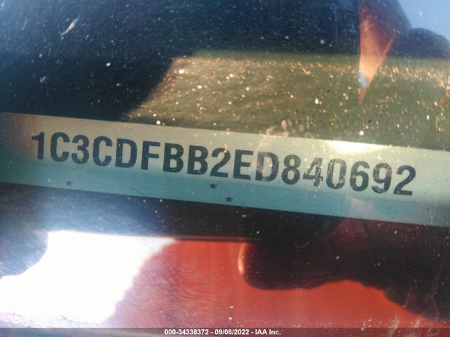 Dodge DART SXT 2014 1C3CDFBB2ED840692 Image 9
