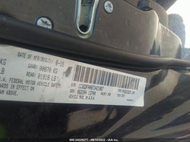 1C3CDFAA6FD421867 Dodge DART SE