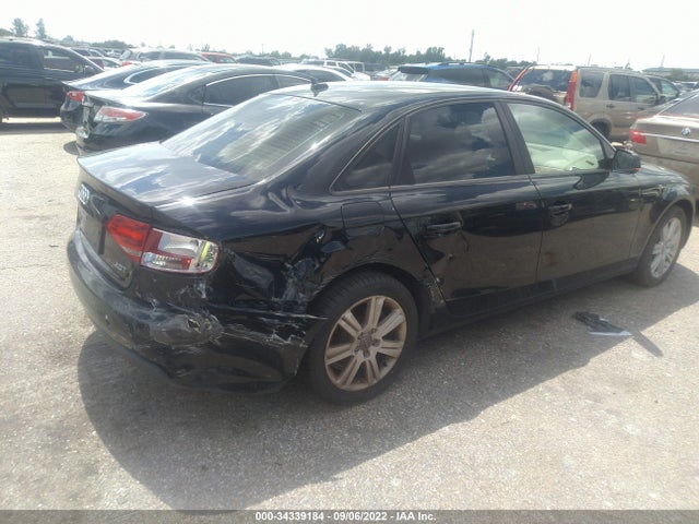 2011 AUDI A4 2.0T PREMIUM VIN: WAUAFAFLXBN044455