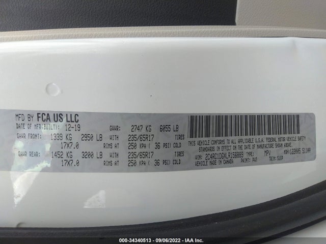 2020 Chrysler Voyager, VIN: 2C4RC1DGXLR156889