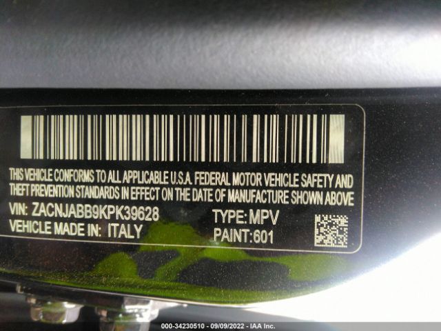 ZACNJABB9KPK39628 Jeep Renegade Latitude