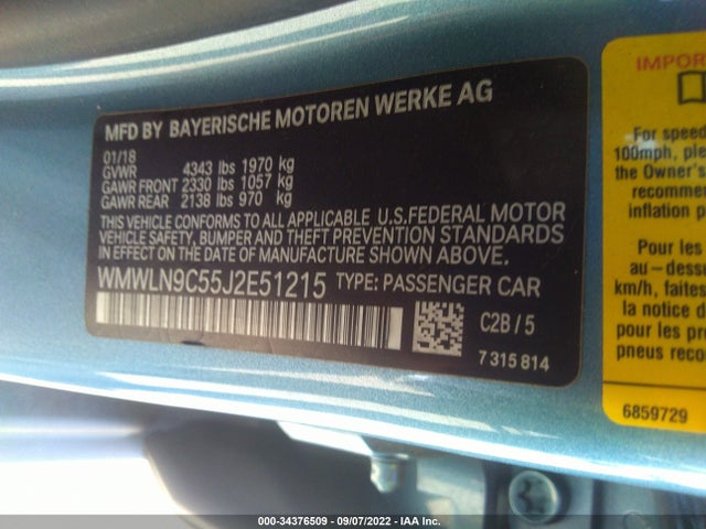 2018 Mini Clubman, VIN: WMWLN9C55J2E51215