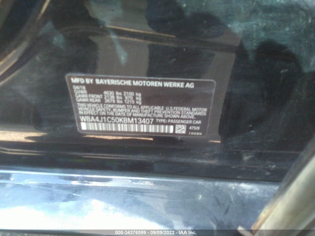 WBA4J1C50KBM13407 BMW 4 Series 430i