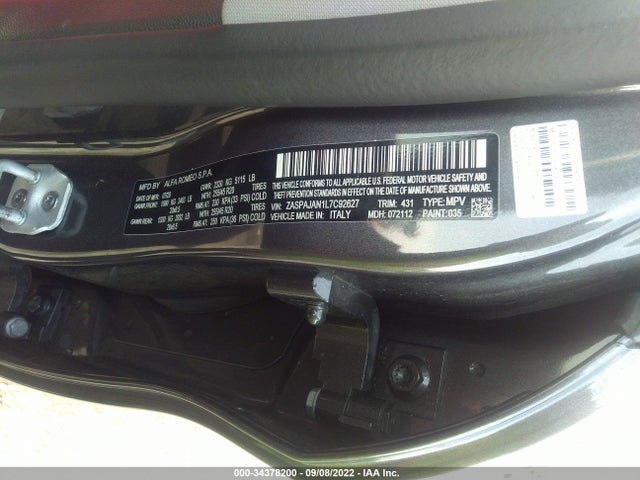 2020 Alfa Romeo Stelvio, VIN: ZASPAJAN1L7C92627