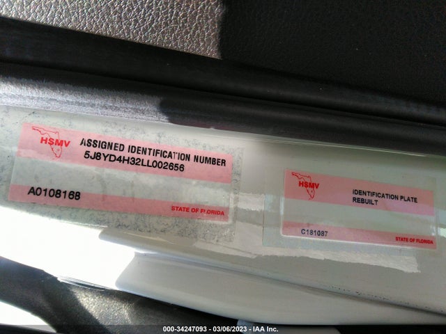 Acura MDX 2020 5J8YD4H32LL002656 Image 9