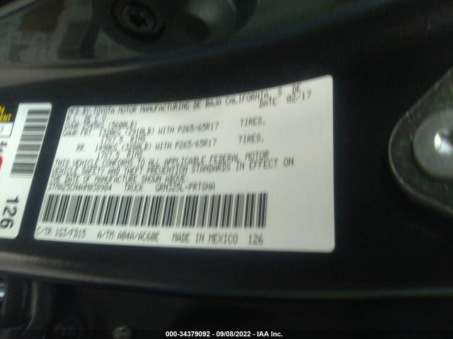 Toyota Tacoma 2017 3TMAZ5CN4HM038984 Image 10