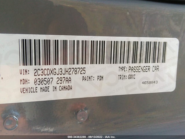 Dodge Charger R/t Scat Pack 2018 2C3CDXGJ3JH278725 Image 9