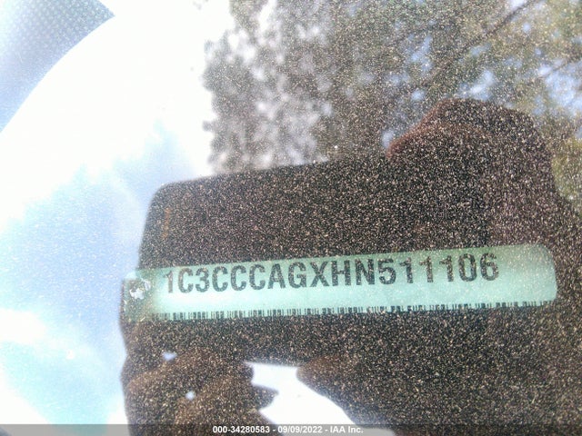 2017 Chrysler 200, VIN: 1C3CCCAGXHN511106