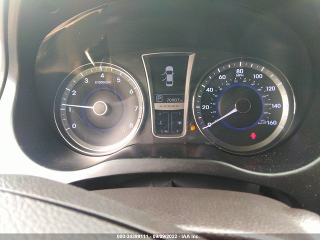 2013 HYUNDAI AZERA VIN: KMHFH4JG4DA230836