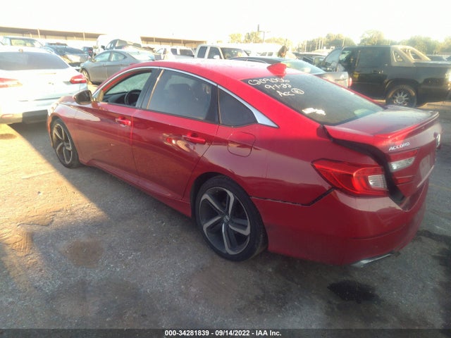 2018 HONDA ACCORD SEDAN SPORT 1.5T VIN: 1HGCV1F36JA203056