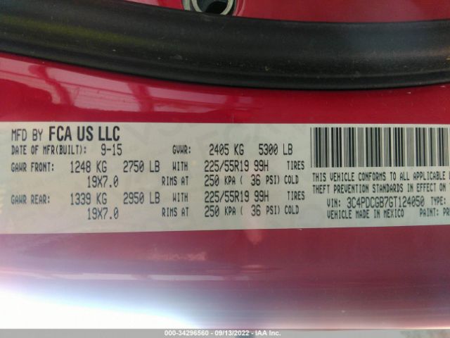 3C4PDCGB7GT124050 Dodge Journey Crossroad