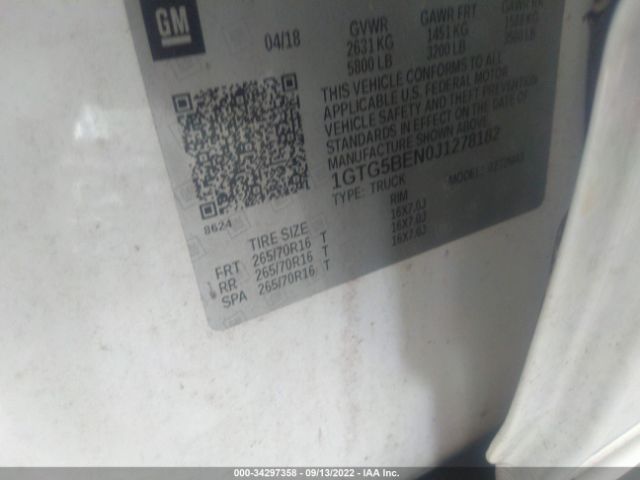 1GTG5BEN0J1278182 GMC Canyon 2wd