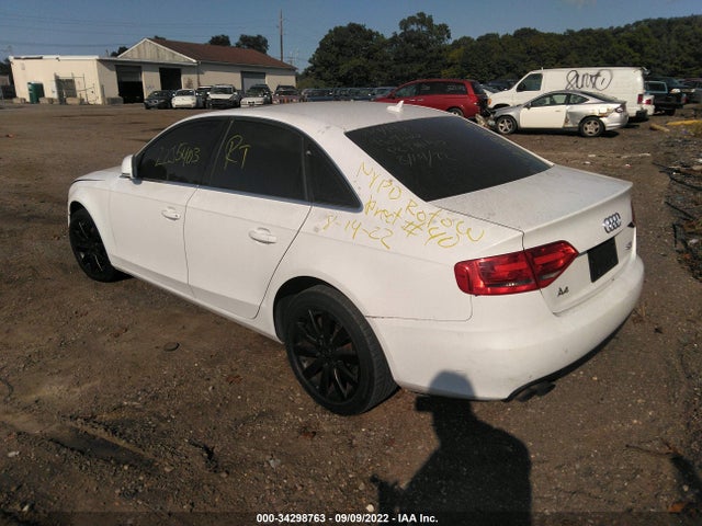 2009 AUDI A4 2.0T PREM PLUS VIN: WAUSF78K09N048973