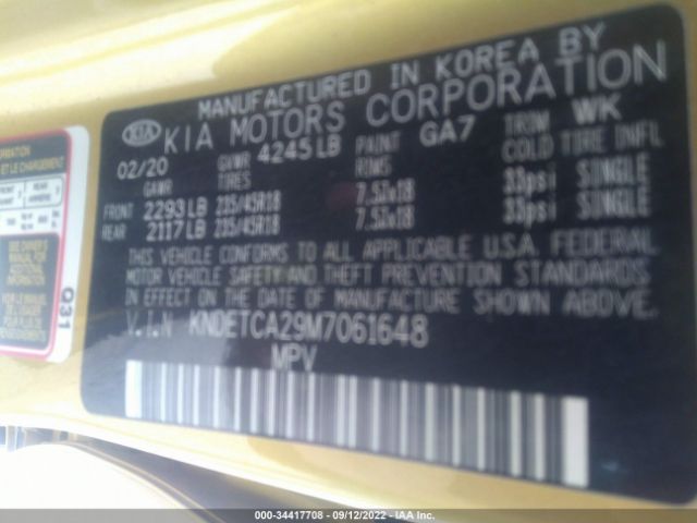 KNDETCA29M7061648 KIA Seltos Sx