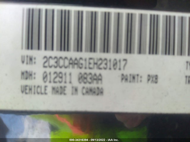 Chrysler 300 2014 2C3CCAAG1EH231017 Image 9