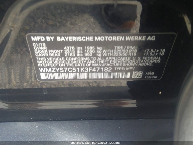 2019 Mini Countryman, VIN: WMZYS7C51K3F47182