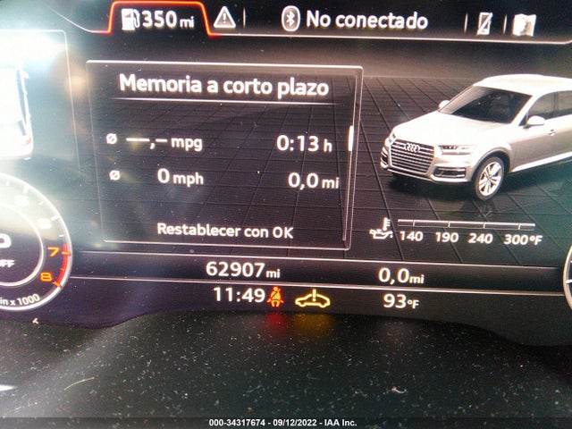WA1LHAF76KD017472 Audi Q7 Premium Plus