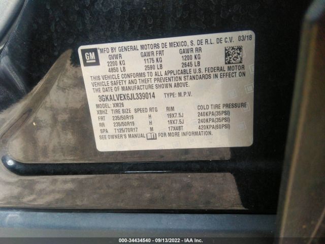 3GKALVEX6JL339014 GMC Terrain Slt