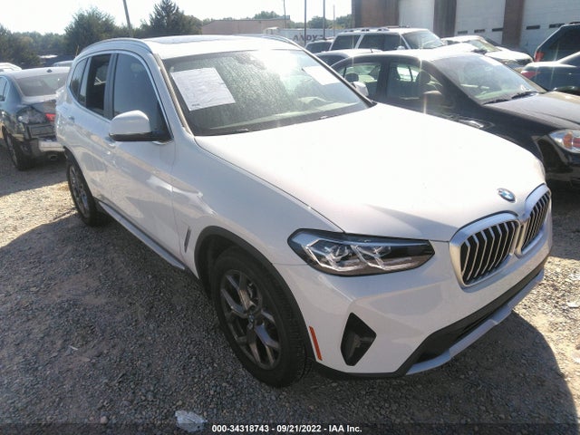 BMW X3 Xdrive30i 2022 IAAI 5UX53DP0XN9M93102