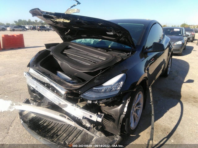 Tesla Model Y Long Range 2022 7SAYGDEEXNF435565 Image 2