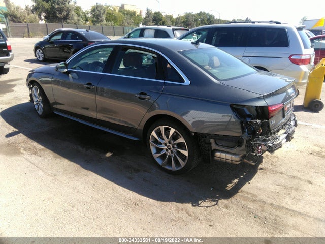 2022 Audi A4, VIN: WAUEAAF47NN007621