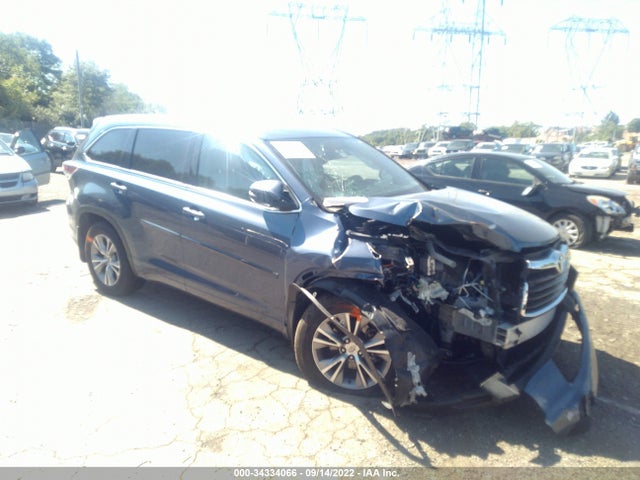 Toyota Highlander Xle 2015 5TDJKRFH3FS073787 Image 1