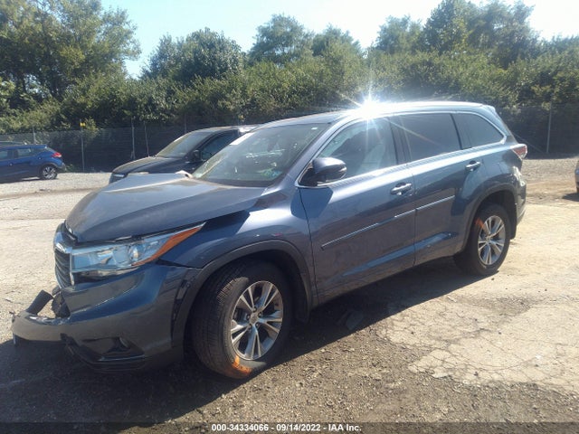 Toyota Highlander Xle 2015 5TDJKRFH3FS073787 Image 2