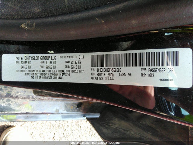 1C3CCCAB6FN566282 Chrysler 200 Limited