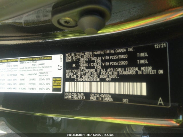 2T2HGMDA6NC078588 Lexus Rx Rx 450h