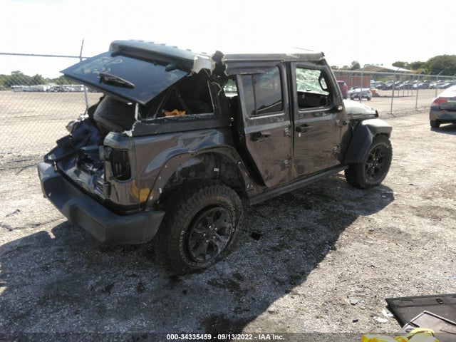 2021 JEEP WRANGLER UNLIMITED WILLYS VIN: 1C4HJXDNXMW582707
