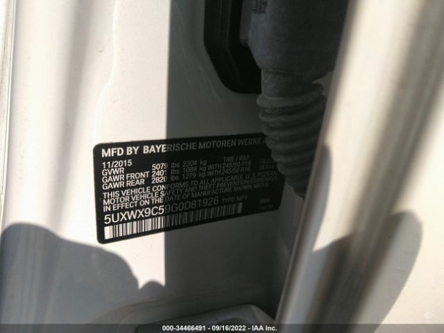 5UXWX9C59G0D81926 BMW X3 Xdrive28i