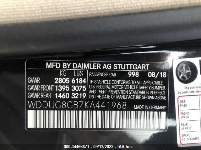 2019 Mercedes-Benz S-Class, VIN: WDDUG8GB7KA441968