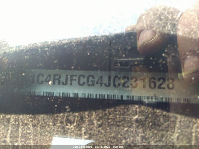1C4RJFCG4JC231628 Jeep Grand Cherokee High Altitude