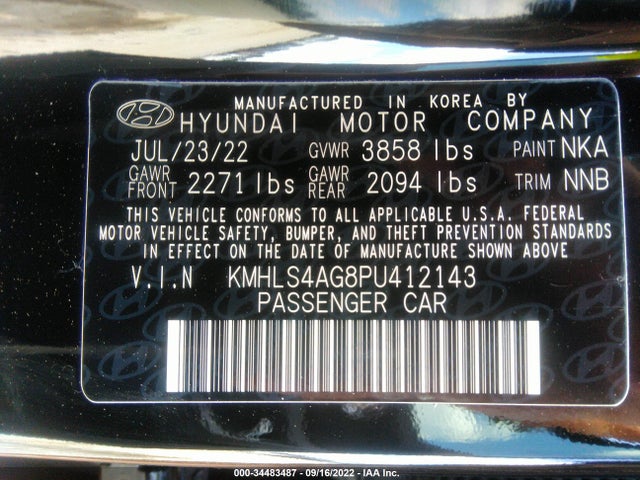 2023 Hyundai Elantra, VIN: KMHLS4AG8PU412143