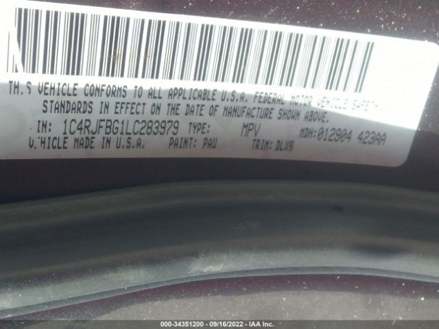 1C4RJFBG1LC283979 Jeep Grand Cherokee Limited