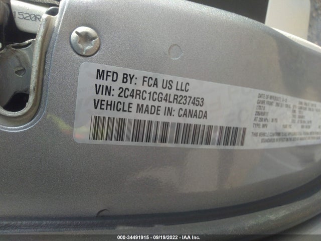 2020 Chrysler Voyager, VIN: 2C4RC1CG4LR237453