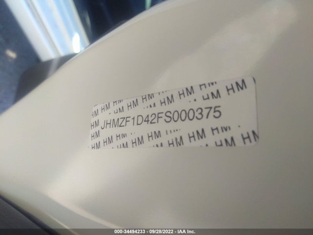 2015 Honda CR-Z, VIN: JHMZF1D42FS000375