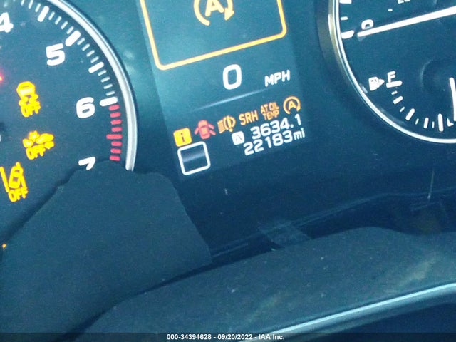 2021 SUBARU OUTBACK TOURING VIN: 4S4BTAPC7M3127902