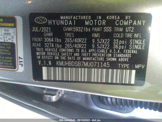 2021 Genesis GV80, VIN: KMUHBDSB7MU071145
