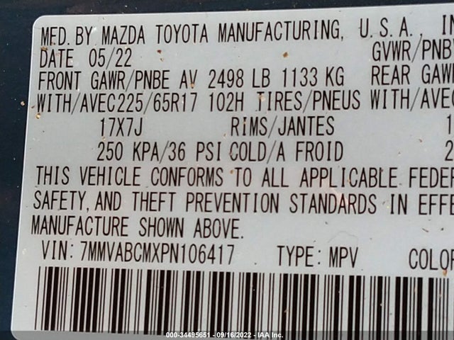 2023 Mazda CX-50, VIN: 7MMVABCMXPN106417