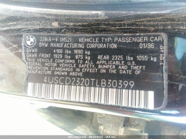 4USCD2320TLB30399 BMW 328 I Automatic