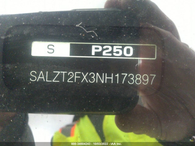 2022 Land Rover Range Rover Evoque, VIN: SALZT2FX3NH173897