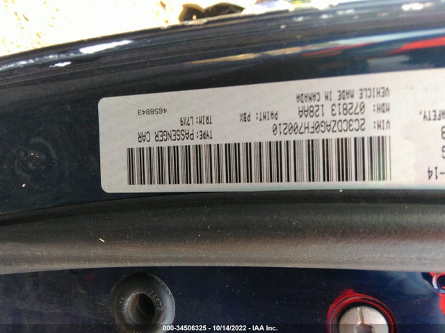 Dodge Challenger Sxt 2015 2C3CDZAG0FH700210 Image 9