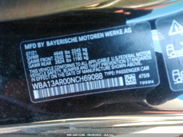 WBA13AR00NCH69088 BMW 4 Series M440i Xdrive