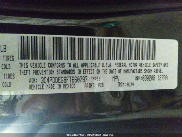 3C4PDDEG8FT660797 Dodge Journey R/t