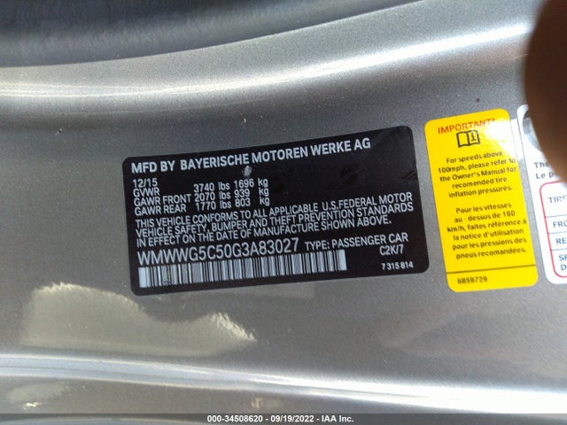 2016 Mini Roadster, VIN: WMWWG5C50G3A83027