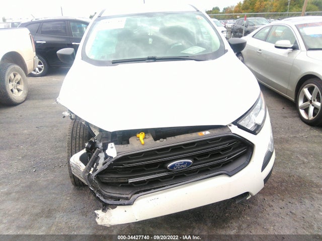 2021 FORD ECOSPORT S VIN: MAJ3S2FE8MC418936