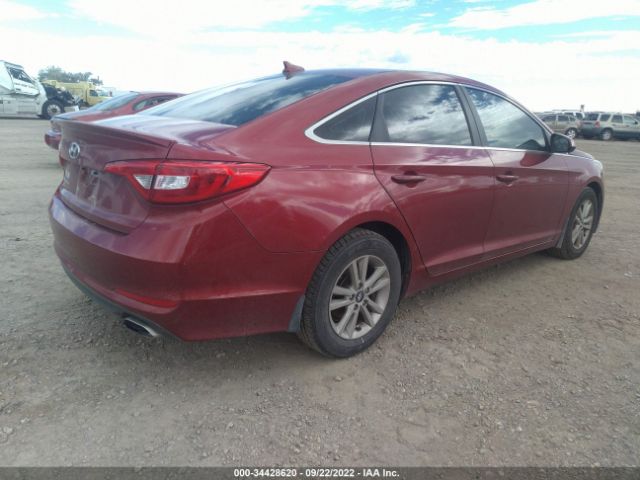 5NPE24AF4FH090291 Hyundai SONATA SE