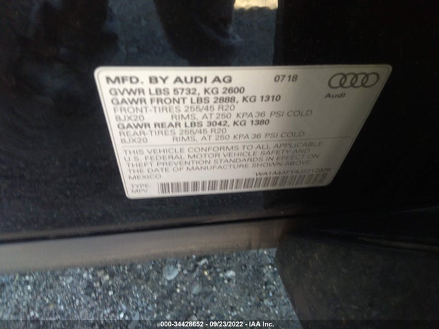 Audi Sq5 Premium Plus 2018 WA1A4AFY4J2212928 Image 9