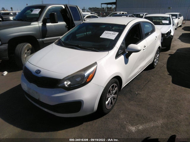 KIA RIO LX 2014 KNADM4A34E6352022 Image 2